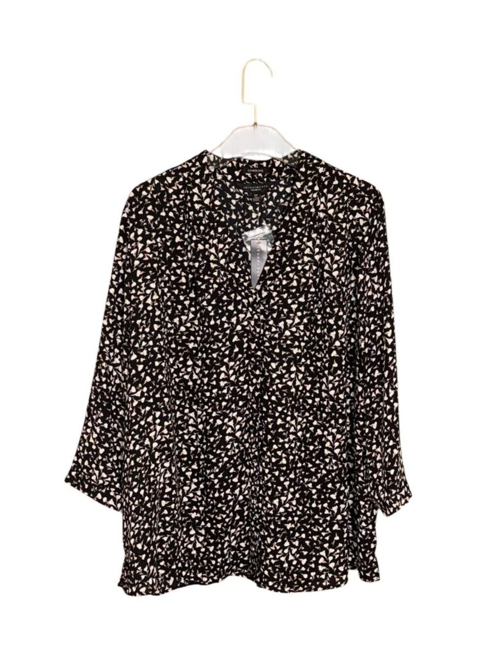 Investments Woman Caroline Floral Blouse 2X NWT